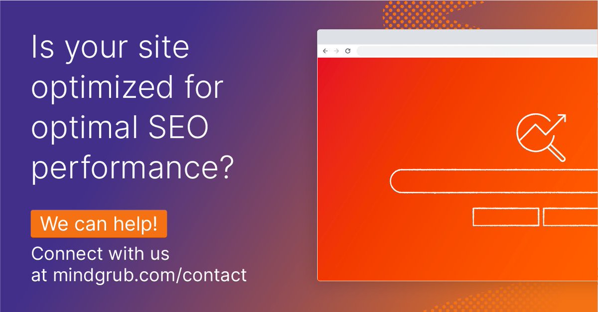 mindgrub's tweet photo. Does your website looks awesome, but organic traffic is low? It's a common problem and we can help. Let's build a 2022 SEO plan that makes your traffic numbers look awesome, too!  #Mindgrub #Mobile #MobileApp #MobileAppDevelopment #uxdesign https://t.co/5NDqZLVuAH https://t.co/PCWT6pxgL3