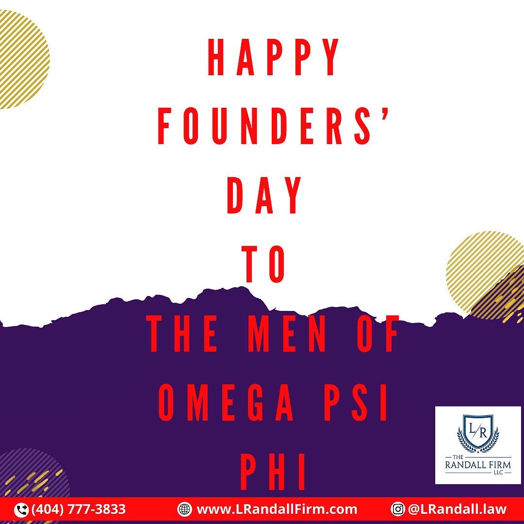 LRandallFirm's tweet photo. Happy #FoundersDay to the men of #OmegaPsiPhi! ❤️🤍💜💛

This weekend in Atlanta will be one for the books! ❤️‍🔥 #oooop #Colemanlove https://t.co/8J6xLSBjuX