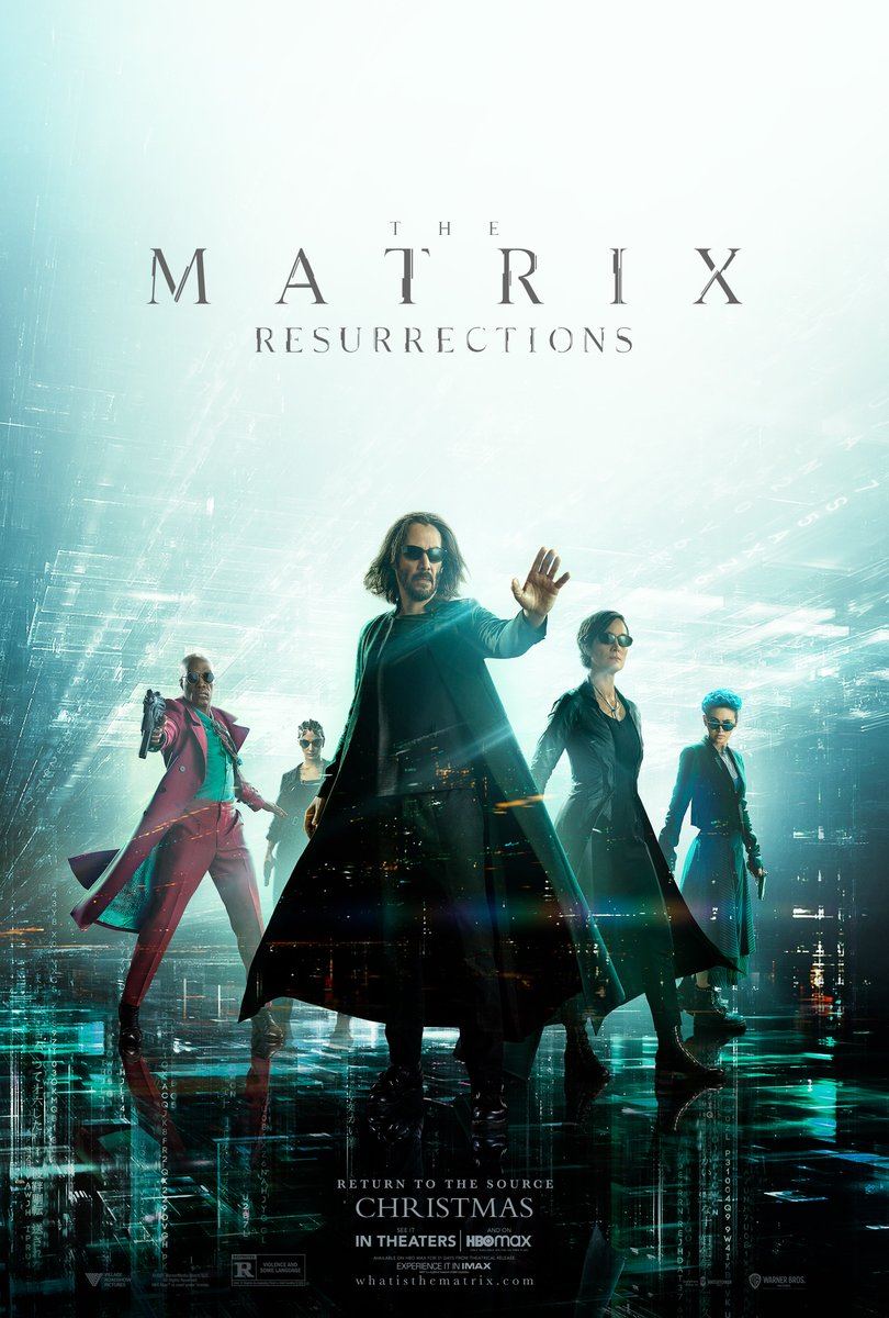 Step back into the Matrix with this new poster for The Matrix Resurrections. Watch it in theaters and on HBO Max* this Christmas. #TheMatrix