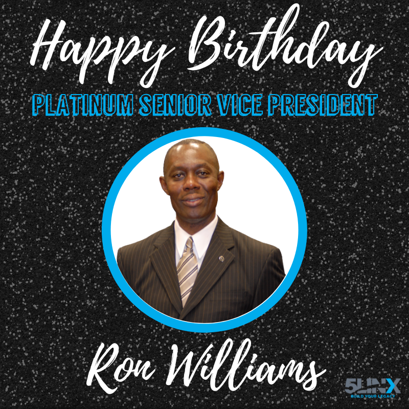 myepiccompany's tweet photo. 5LINX family, please help us wish Platinum Senior Vice President Ron Williams a very Happy Birthday today! #5LINX #BuildYourLegacy https://t.co/5EADnNDJQm