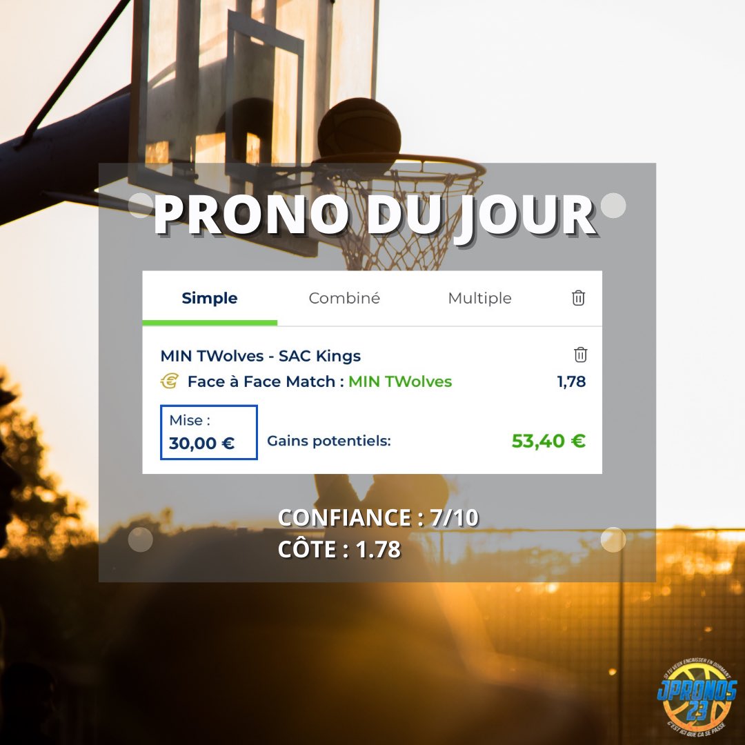 JPronos23's tweet photo. PRONO DU JOUR 👍🏼🔥 # 2

RT + ❤️ SI TU FOLLOW ! https://t.co/EgBCF016OJ