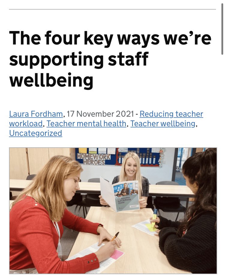 MrsFordhamBA's tweet photo. My first published blog based on Staff Wellbeing for the DFE…This was only possible because of the amazing support from @c_deller  @annacrawte https://t.co/uXw20GdPwu  @Bedford_Academy  @heartacadtrust #staffwellbeing https://t.co/fFOQLztxIn