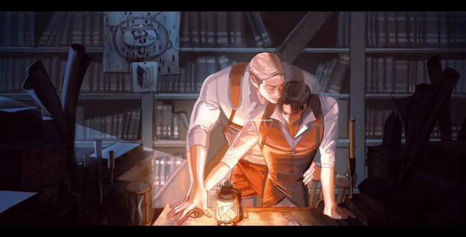 Throwback to my first series of Eruri fanarts - from dawn to dusk 
.
.
.
Friendly reminder: I'm currently open for commission, if you commission me for couples drawing you will get a half price deal for the second character, do drop me a message if you're interested✨ 