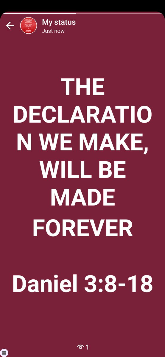 T_Beatz1's tweet photo. THE DECLARATION WE MAKE, WILL BE MADE FOREVER

Daniel 3:8-18 https://t.co/PL74dsTW8D