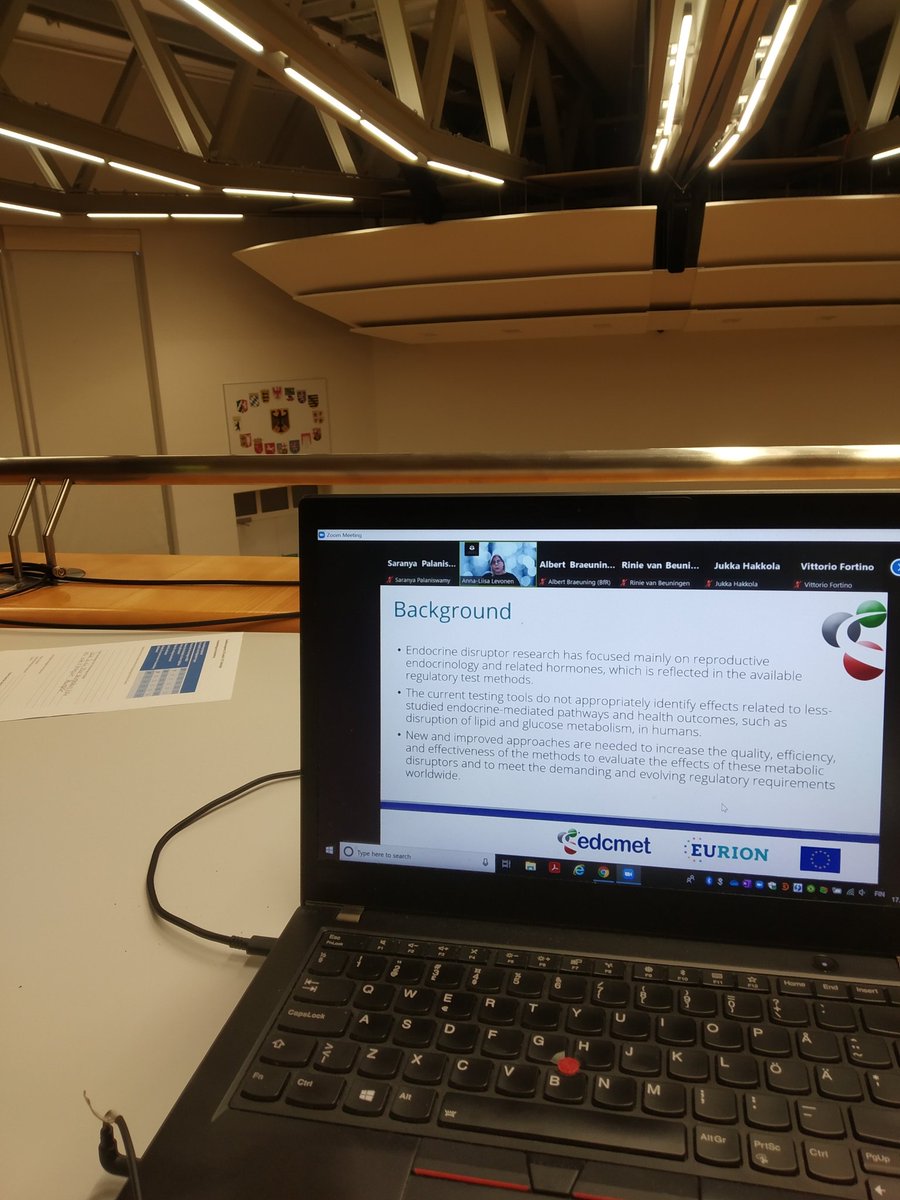 Saranbio's tweet photo. @edcmet_eu @EurionCluster : Stakeholders workshop presentation by @annuskilevonen #edcmet #endocrinedisruptors #edcs #edcsfree https://t.co/oie2Z5oP3Z