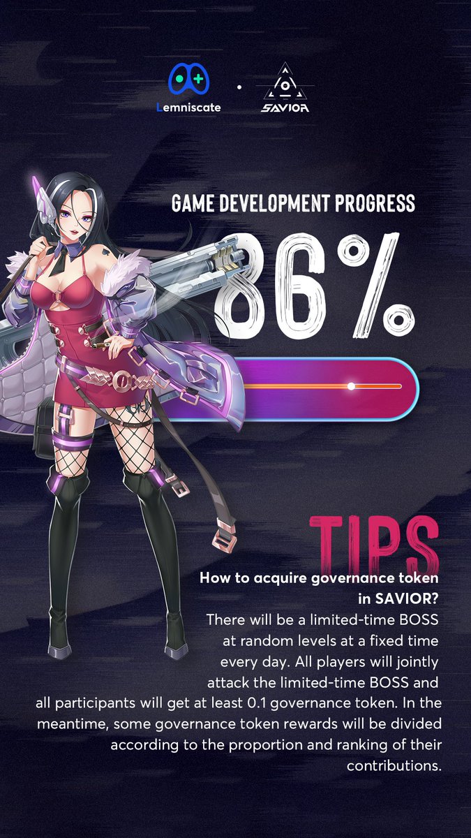 Sheldon_Shumway's tweet photo. Game development progress:86%

#GameFi #lemniscate #SAVIOR #NFT https://t.co/qQ7eTJXWjS