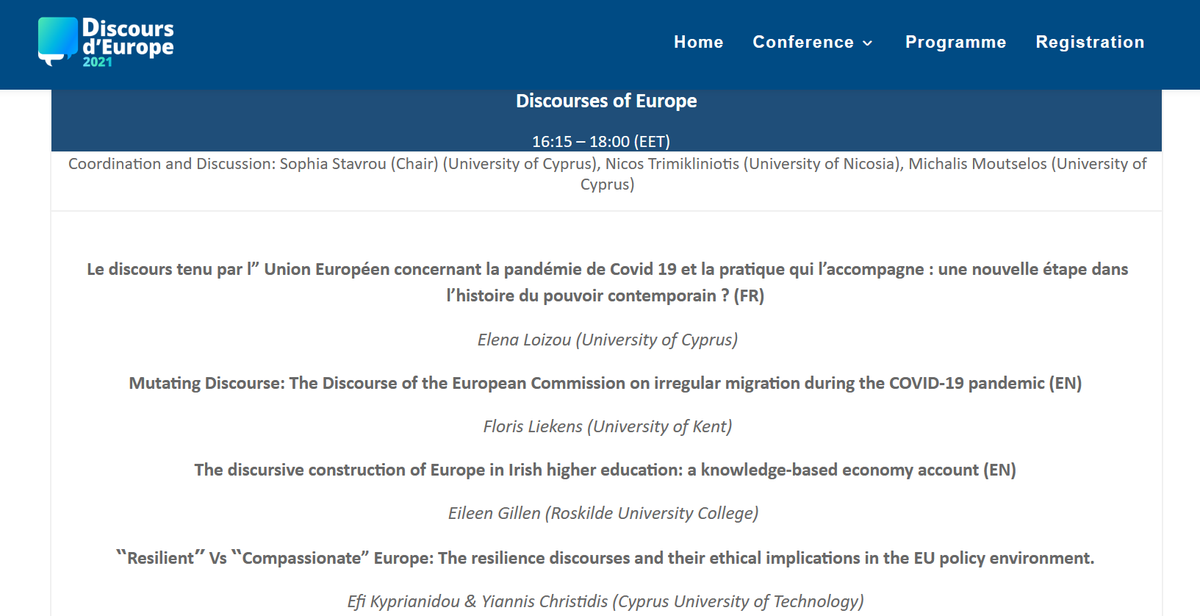 Floris Liekens (@floris_liekens) on Twitter photo Looking forward to the (Re)Contextualising the Discursive Construction of Europe Conference on November 25 & 26, 2021! 🖊️📚📖<a href="/UCYOfficial/">University of Cyprus</a> Looking forward to the (Re)Contextualising the Discursive Construction of Europe Conference on November 25 & 26, 2021! 🖊️📚📖<a href="/UCYOfficial/">University of Cyprus</a>