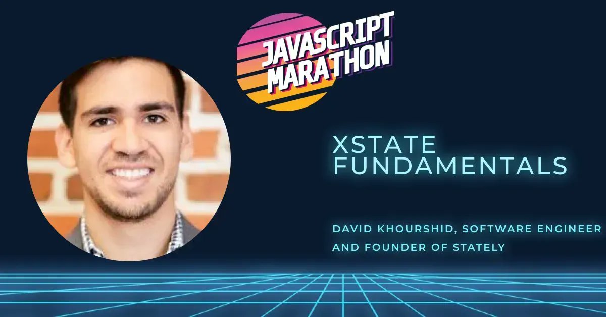 ladyleet's tweet image. #JavaScriptMarathon Day 3! ๐ David Khourshid will walk you through #XState fundamentals and how to use XState in React! This course is beginner - advanced. Check it out! ๐
๐
Today, Nov 17, 11am ET
RSVP here:
buff.ly/3wjlNHL