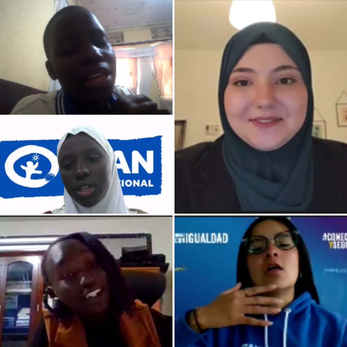 SkeieChemaly's tweet photo. 🕊 We want to live &amp; learn, be free &amp; safe

❗️We want an end to early, enforced marriages

👧🏻👧🏼 #GirlNotBride 👧🏽👧🏾

📣We want to be able to speak up for ourselves &amp; girls who can’t

Thank you,Astrid, Djamilatou, Diko, Hamide &amp; Stacia for today’s brilliant #PlanDialogues edition💫 https://t.co/ZsFddjrntY