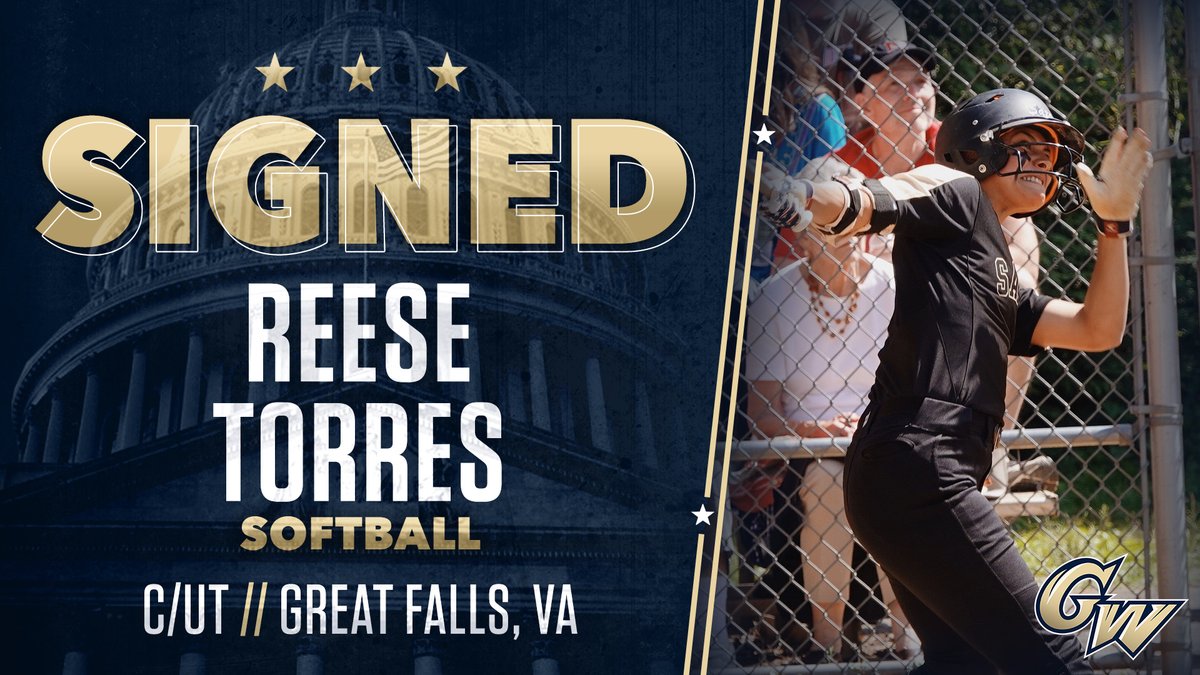 GW_Softball's tweet photo. Coming from Langley High School in Northern Virginia, @TorresReese is a USA Softball Select 30 All-American who has been ranked a top-100 recruit in her class by Extra Inning Softball. Of course, she'll join her sister @sidtorres7 on our roster.

#RaiseHigh https://t.co/4z5cf4lZRB