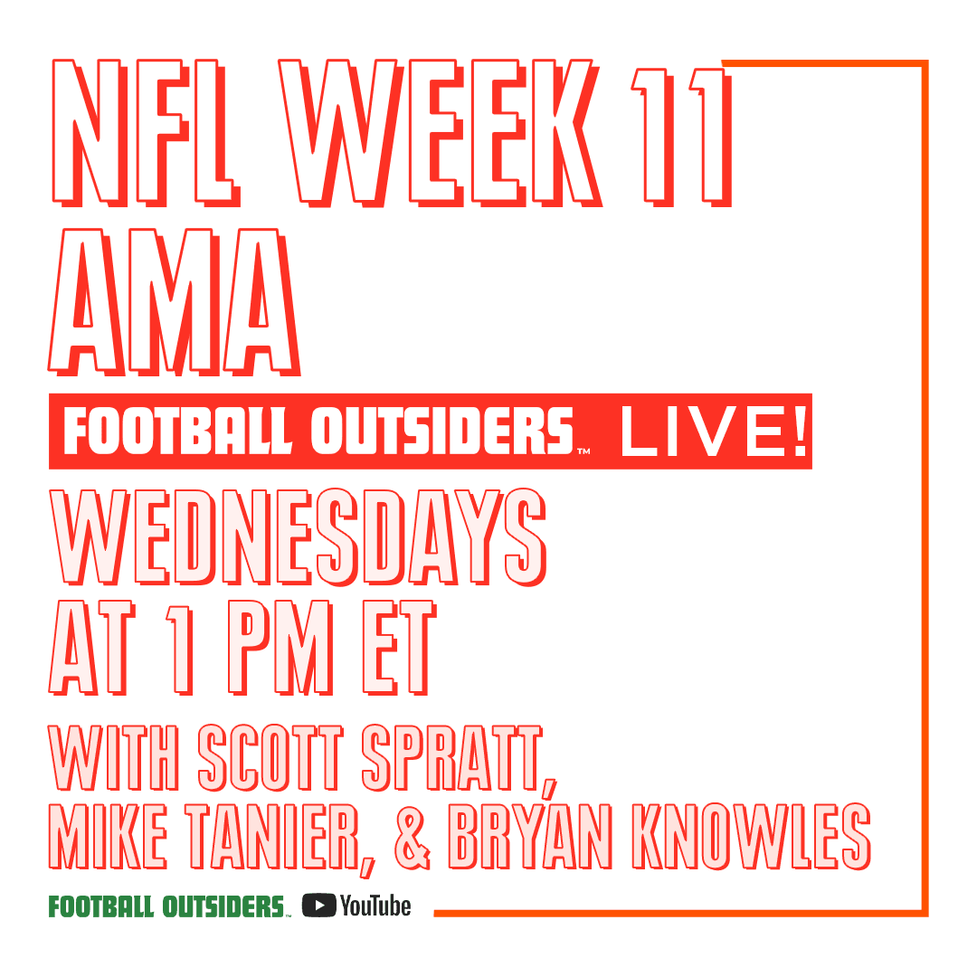 fboutsiders's tweet image. Join @MikeTanier and @Scott_Spratt  with guest @BryKno  for a new AMA Wednesday! 

Answering all your questions and giving you the best #FootballAdvice of #NFL Week 11!

Watch it live on #YouTube at 1 p.m! ➡️ bit.ly/3ix6Wnh

#NFLTwitter #AMA