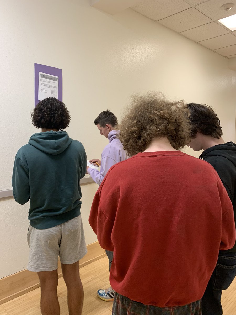 Students on an Activity Trail- answering questions on examples of satire. The wrong answer takes you off the trail &amp; steps must be retraced!! Nice activity Mr. Parra!