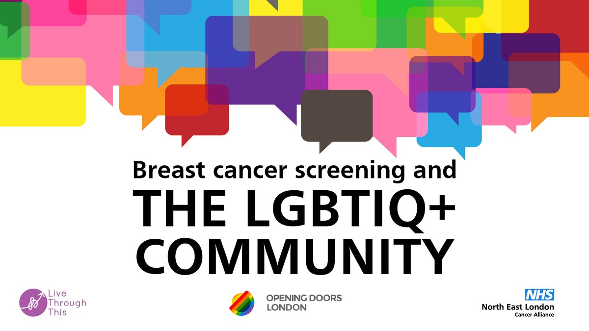We are creating a new breast cancer screening campaign and need your help!
If you are LGBTIQ+ and want to help us shape what it will look like, get more info and register here: lttcancer.typeform.com/to/WAUnqKlT
All attendees to the focus groups will receive £50 for their participation.