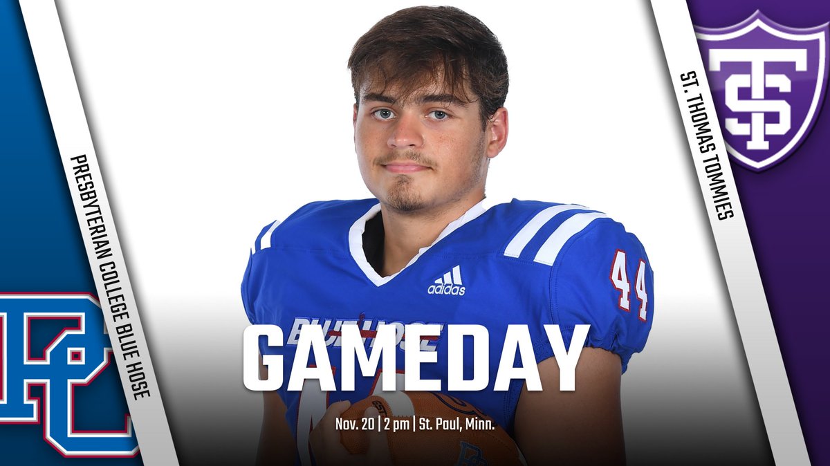 BlueHoseFB's tweet photo. GAMEDAY!! We close out the 2021 season this afternoon in Minnesota.

🆚 St. Thomas
📍 St. Paul, Minn.
🕒 2 pm
📺 https://t.co/ENxQmXPfMz
📊 https://t.co/cOsSDCz1Fy
📻 https://t.co/6442Uh2VbW

#GoBlueHose #PCGoForIt https://t.co/Fw7tb3lLL8