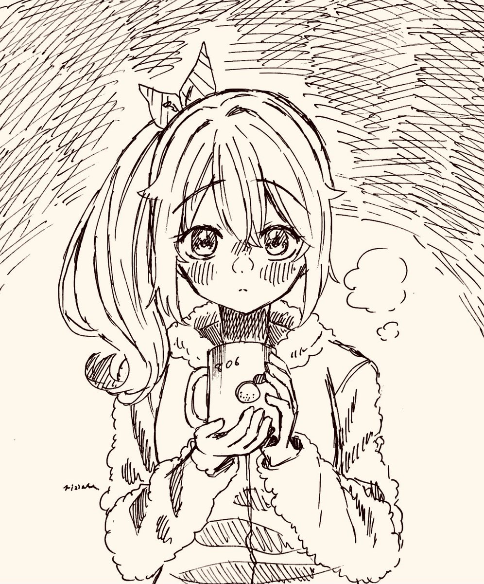 今日も一日おつかれさまでした🍵🍊 