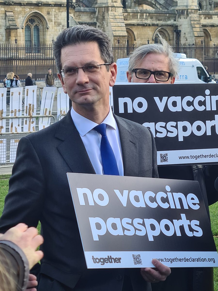 SteveBakerFRSA's tweet photo. 🗽We must continue to stand #Together against vaccine passports🗽

👉We'll cross the Rubicon if people can be discriminated against based on their health status

#NoVaccinePassports #TogetherDeclaration

Sign the Together Declaration at https://t.co/dsBGlFUCqk https://t.co/q19V4sMjGq