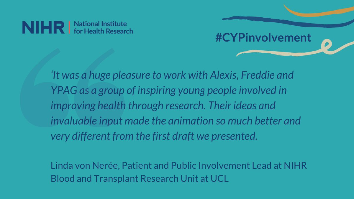 NIHRinvolvement's tweet photo. As with adults, the involvement of children and young people in research may take many forms. Take a look at this animation produced with the Young Persons’ Advisory Group at @GreatOrmondSt asking questions to understand gene therapy: https://t.co/33dBVU7yBl 

#CYPinvolvement https://t.co/wHZgrsysEK