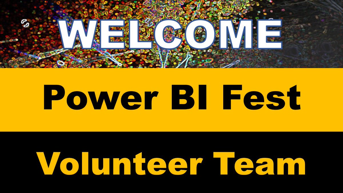 >> Calling Volunteers  <<<

Register to become a Volunteer at the #PowerBIFest 2021
 
The <a href="/PowerBIFest/">Power BI Fest - #PowerBI</a> is  one of the biggest #PowerBI events in the year.

Register at forms.office.com/r/CRGrN0ZR77

#AzureDataCommunity