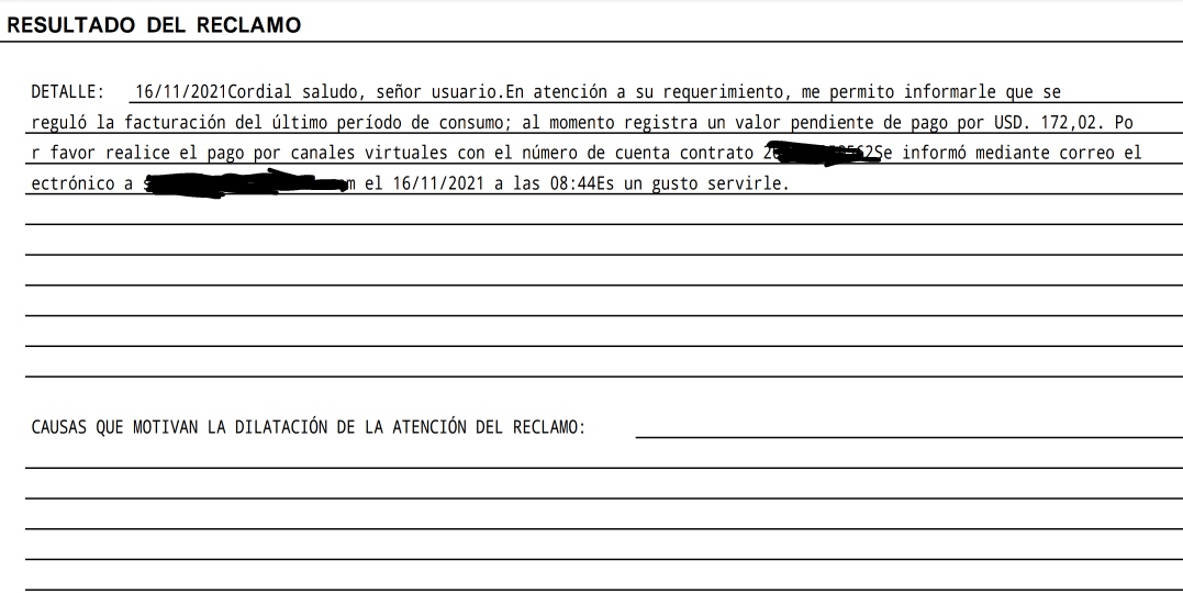 StevemoBear's tweet photo. @ElectricaQuito Claro, informan que ya se hizo una regulación y de querer cobrar 220 dólares ya sólo quieren cobrar 170 dólares en una residencia donde solo vive una persona. Y si, voy a hacer reclamos todos los días si es necesario hasta que se solucione. https://t.co/Z51IrMsQPG