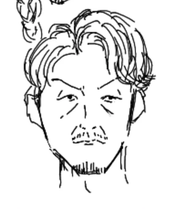 絵茶で描いた鳥谷 