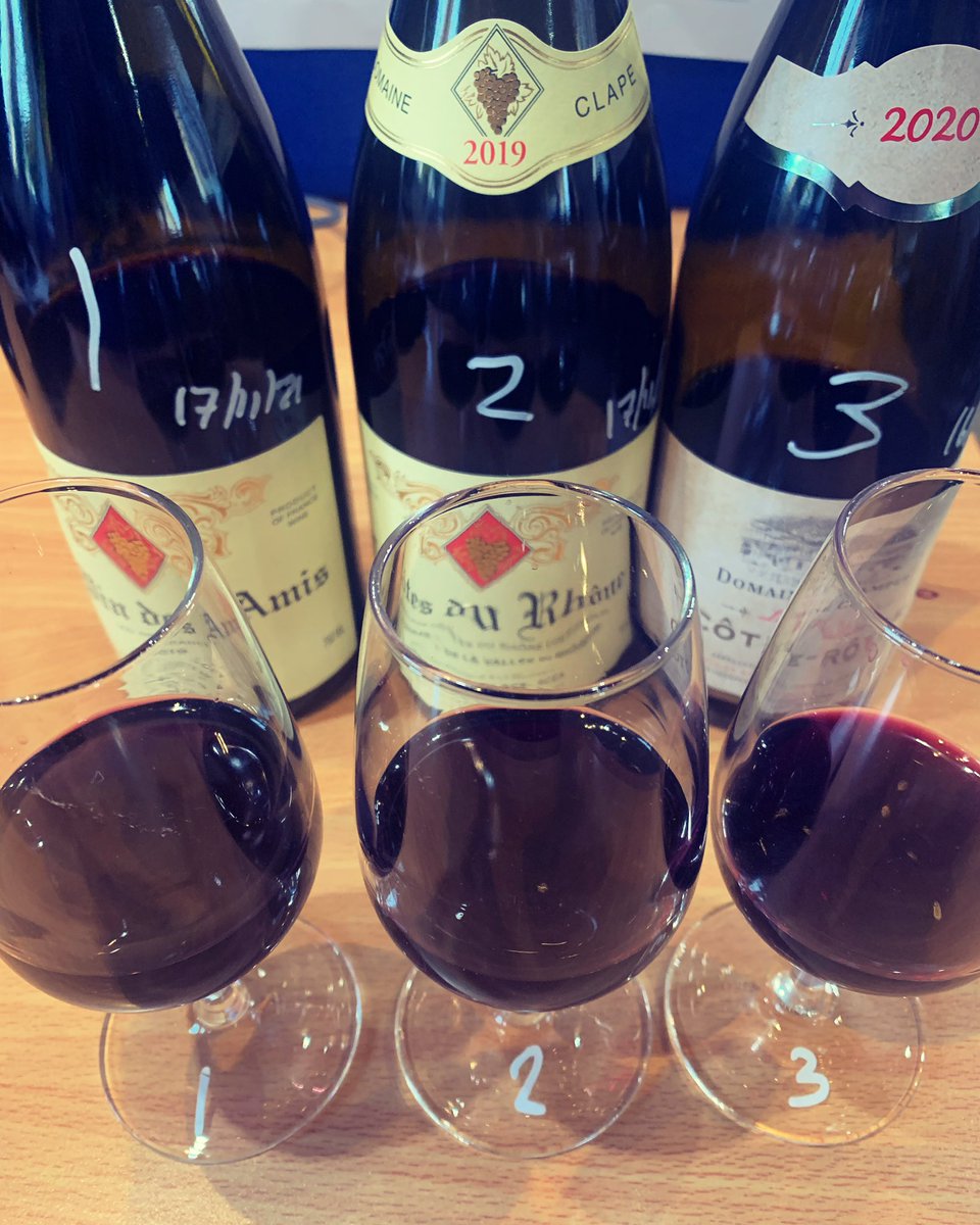 Dutchwino's tweet photo. Hosting a quick staff tasting … 🍷 ❤️
#Rhône #Clape #Champet https://t.co/yf20vI8kPu