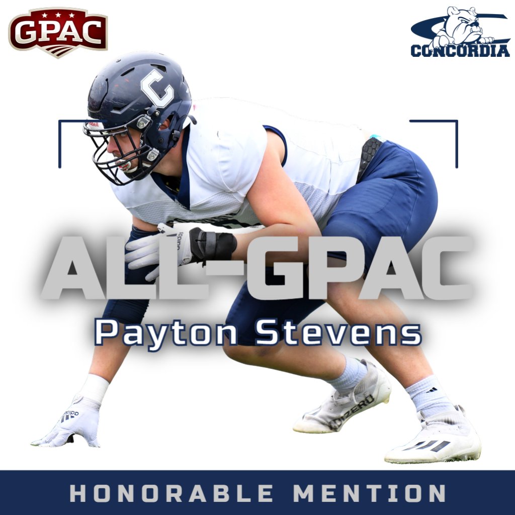 cunebulldogs's tweet photo. 🏅 Honorable Mention All-GPAC 🏅

🏈 @PaytonStevens44 | Polk, NE

📈 2021: 35 tkls, 6 tfls, 3.5 sacks, 7 QB hurries, 2 ff. https://t.co/ma9YgGgrxN