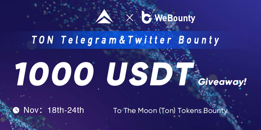 webounty_io's tweet photo. #NewBountyOnline

🎁1,000 $USDT | 7 Days
👉Link:https://t.co/UZ4ZpMOnlZ

⏰Period: 18 to 24 of NOV,2021. (UTC+0)

💰30 $USDT for 3 lucky guys
✅RT &amp; Like &amp; Follow @webounty_io  @Token_to_moon 

📲TG：https://t.co/Co60Ht63d3

😍Tag 3 friends &amp; Comment your TRC20 address https://t.co/BGozGzmCdw