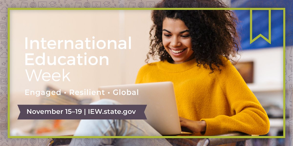 Het is deze week International Education Week  👏 
We staan graag even stil bij de impact van internationaal onderwijs! 

Heeft een uitwisseling ook jouw leven beïnvloed?

#IEW2021  iew.state.gov.