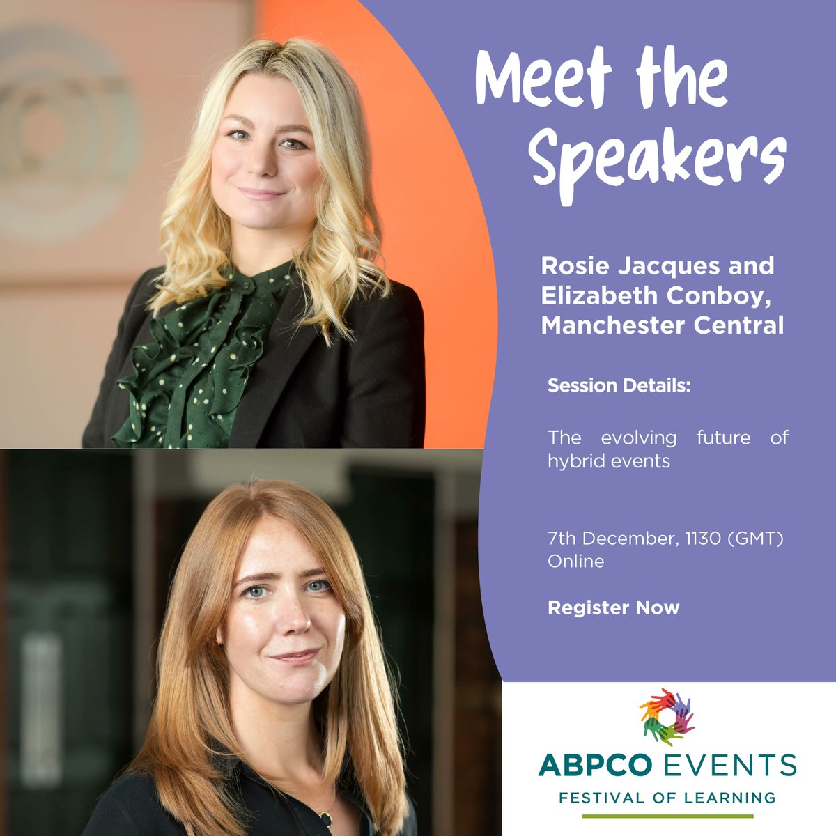 Join the team from <a href="/mcr_central/">Manchester Central</a> as they explore the evolving future of hybrid events during the #ABPCOFestival on 7th December buff.ly/3BzBEnx