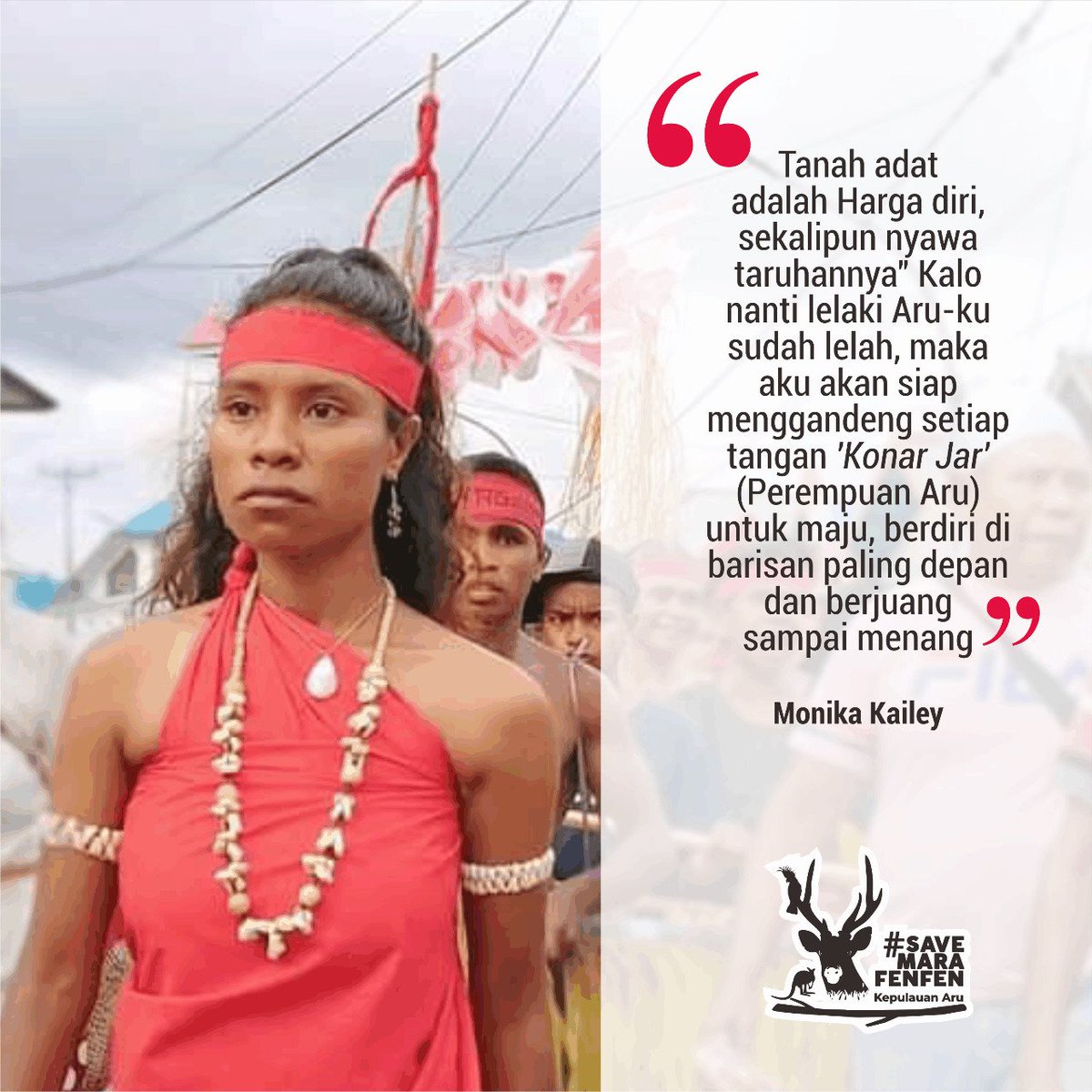 SaveAruIslands's tweet photo. Kami, "Konar Jar" siap berjuang untuk Tanah Adat kami, Kepulauan Aru
#SaveMarafenfen
#SaveAru https://t.co/LIblOoST2B