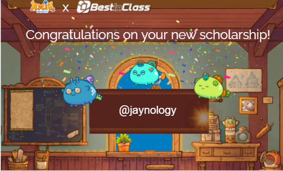 BestInClassGG's tweet photo. 🇺🇸Congratulations!!
@jaynology 
 
 We are thrilled to have you join the #BICG team

🇪🇸Felicitaciones!!
@jaynology

Estamos felices de tener en el equipo de #BICG

Discord: https://t.co/x60wfEmojy

#AxieInfinity #AxieScholarship #AxieInfinityScholar https://t.co/cUe2HxLzdb https://t.co/7q9NfEP43y