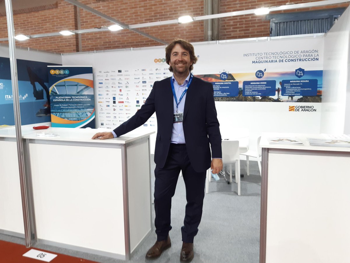 Desde hoy y hasta el 20 de noviembre, tenemos una cita en <a href="/SMOPYC/">SMOPYC</a>  <a href="/feriadezaragoza/">Feria de Zaragoza</a> 
Salón Internacional de Maquinaria de Obras Públicas, Construcción y Minería.

Nuestro compañero <a href="/dddiez/">David Díez</a> os atenderá y dará a conocer soluciones tecnológicas de @ITAINNOVA para el sector.