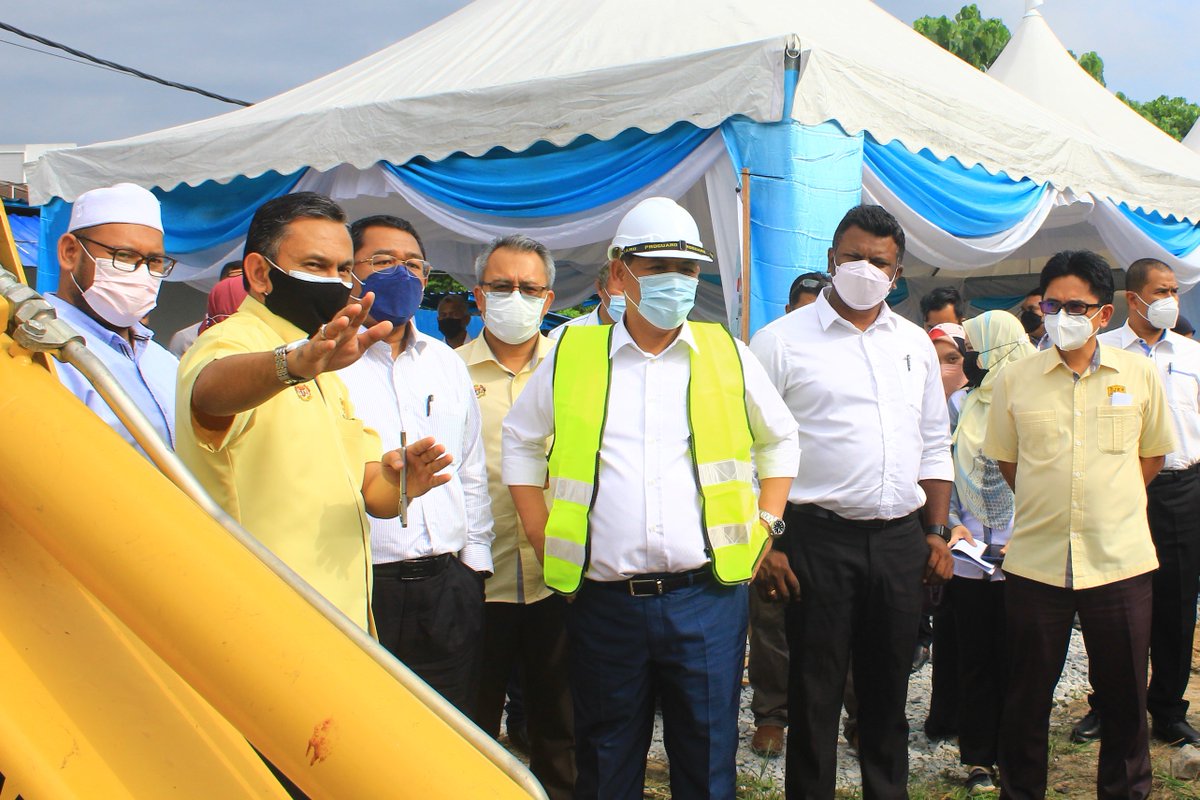 17 November 2021 - Majlis Pecah Tanah Membina Jambatan Baru Ke Kampung Batang Benar Dan Taman Industri Nilai yang telah dirasmikan oleh YAB Dato’ Seri Aminuddin Bin Harun, Menteri Besar Negeri Sembilan