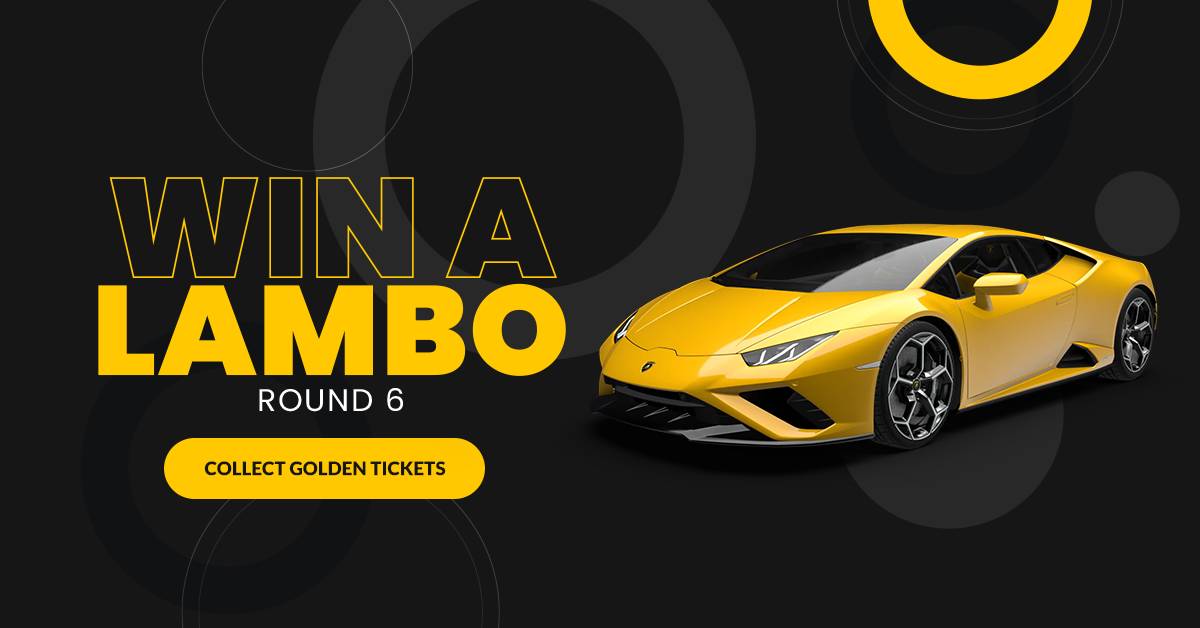 freebitco's tweet image. Win a Lambo Round 6 - Join the #BiggestGiveawayInCrypto

ONE LUCKY TICKET is all you need to win. Start collecting now! 

#FreeBitcoin #Bitcoin #BTC 
#Lambo #Lamborghini #cryptocurrency #CryptocurrencyNews #WinALambo #GoldenTicket #Contest