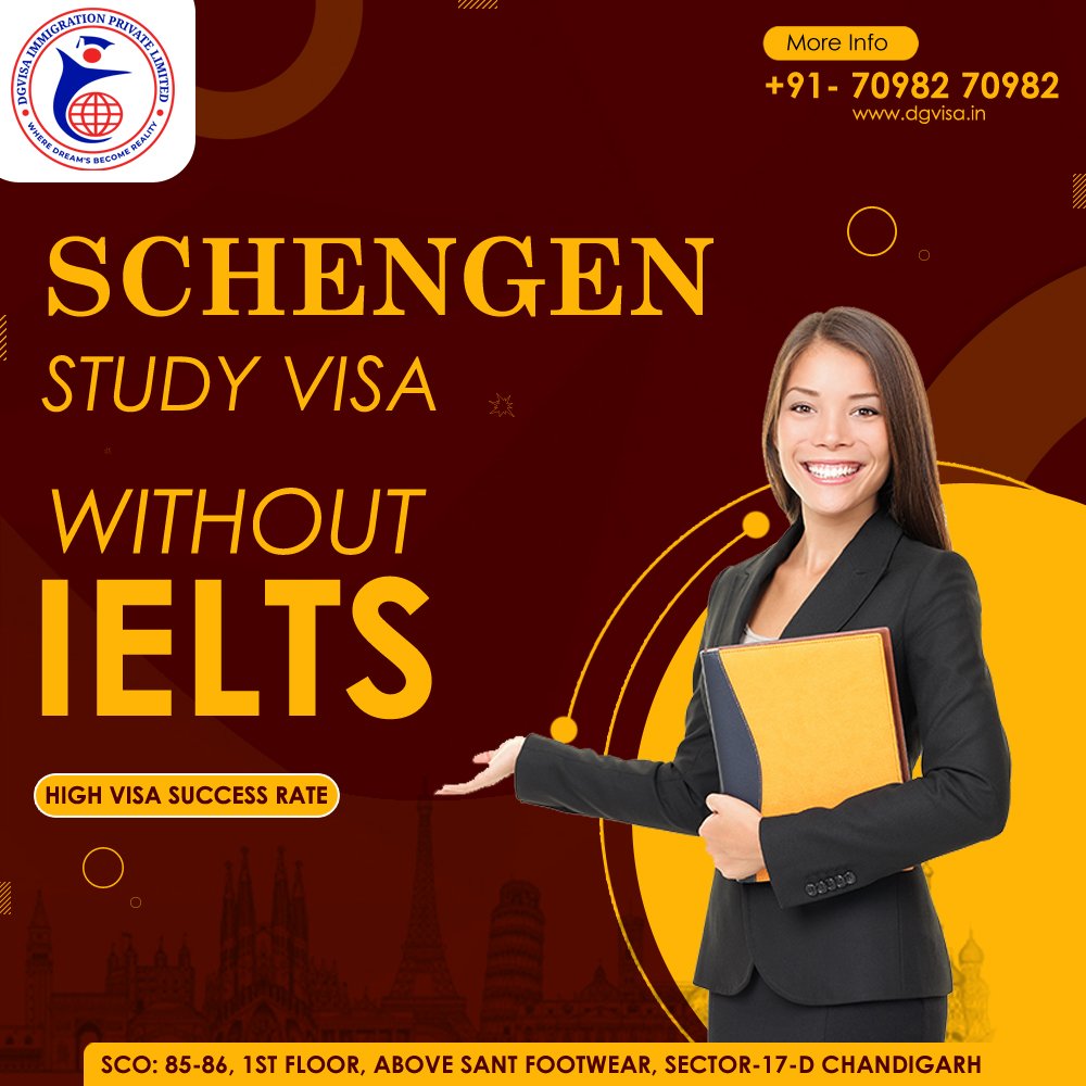 DgVisa's tweet photo. Schengen Study Visa
.
.
.
For more info do contact us call us on 70982-70982, or visit us Dgvisaimmigration sco 85-86, 1st floor, sector 17 D, Chandigarh.
.
.
#dgvisa #immigration #study #europe #schengenvisa #chandigarh https://t.co/72ZivRTHFQ