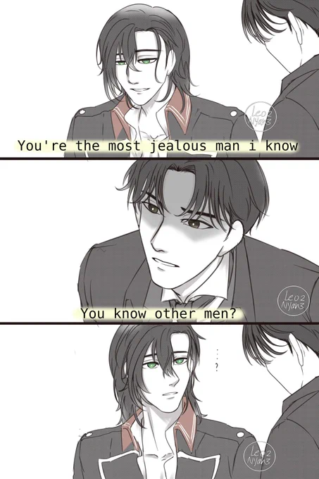 That 'the most jealous man i know' meme but klein/leonard heheheh #诡秘之主 #克伦 