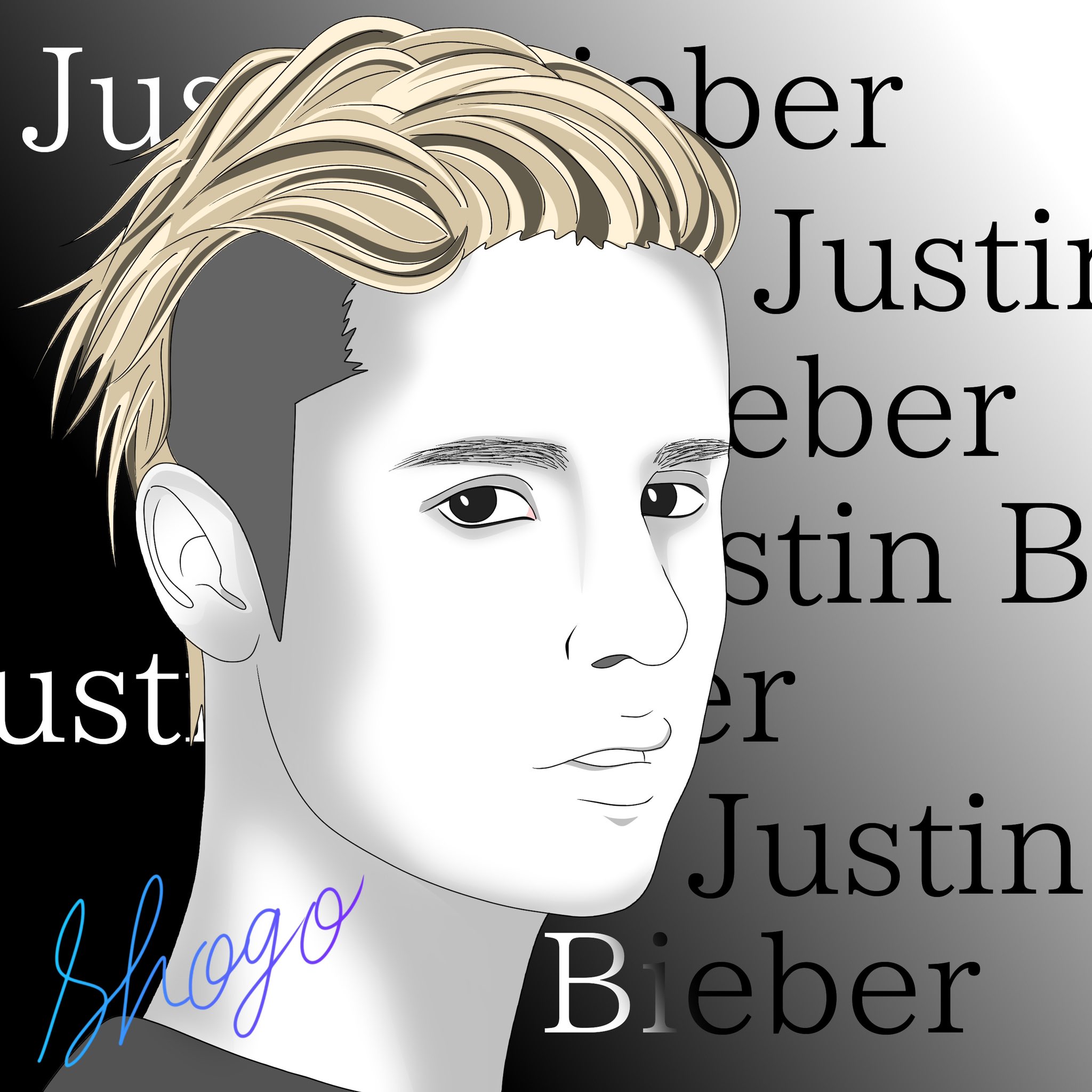 海翔 ﾉ Justin Bieberさん描きました イラスト デジタルイラスト イラストレーター Illustrator Illustration ジャスティンビーバー Justinbieber T Co eewqg7bw Twitter