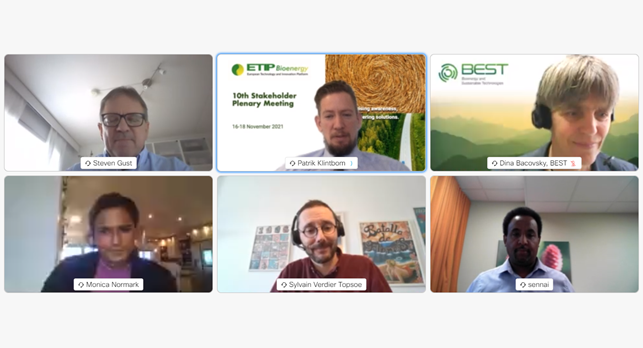 ETIP_Bioenergy's tweet photo. From #SPM10: "We will not stop research but we want to learn from the demos"
An inspiring session 2 on opportunities & challenges for technology innovation for #bioenergy and #renewable #fuels is just over! #biorefinery #biomass
Thanks to our speakers, organizers & audience🙏 https://t.co/Gb7KsSVDk6