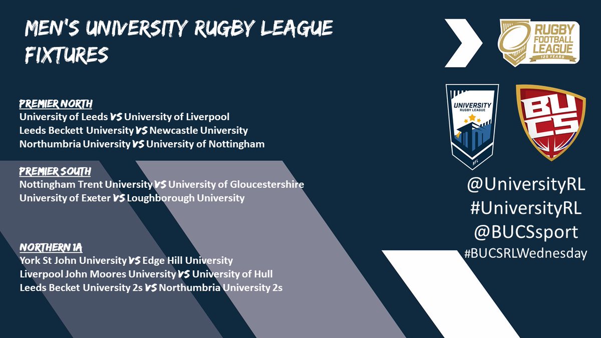 UniversityRL's tweet photo. It is #BUCSRLWednesday 

Good Luck to all teams playing today. Don't forget to send us your teams, pictures and scores.

Make sure you respect your referee #NoRefNoGame 

#UniversityRL

@BUCSsport @TheRFL https://t.co/gZpmi42GRH