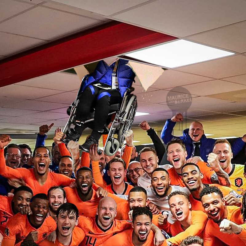 Naast z'n heup brak Louis gister ook nog een systeemplafond.
#NEDNOR