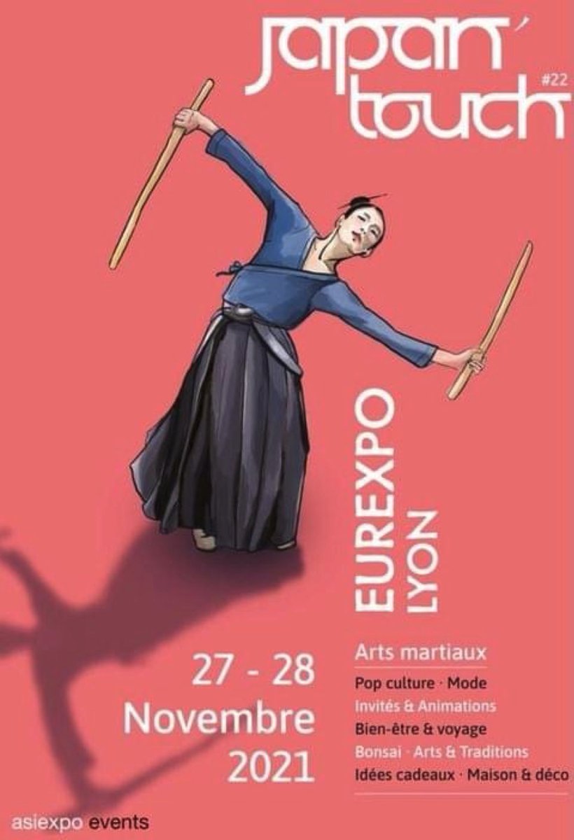 69actu_'s tweet photo. Vous voulez voir des arts Martiaux, 🥋 de la Pop Culture, de la Mode, des Animations, des Bonsaïs… 

▶️ La Japan Touch ouvrent ces portes 
les 27 et 28 novembre 2021 à Lyon Eurexpo

Les tarifs : 
Pass WE : 18€
Samedi : 14€
Dimanche : 11€

Alors vous y serez ?🗼🏮 https://t.co/kruAz4IGry