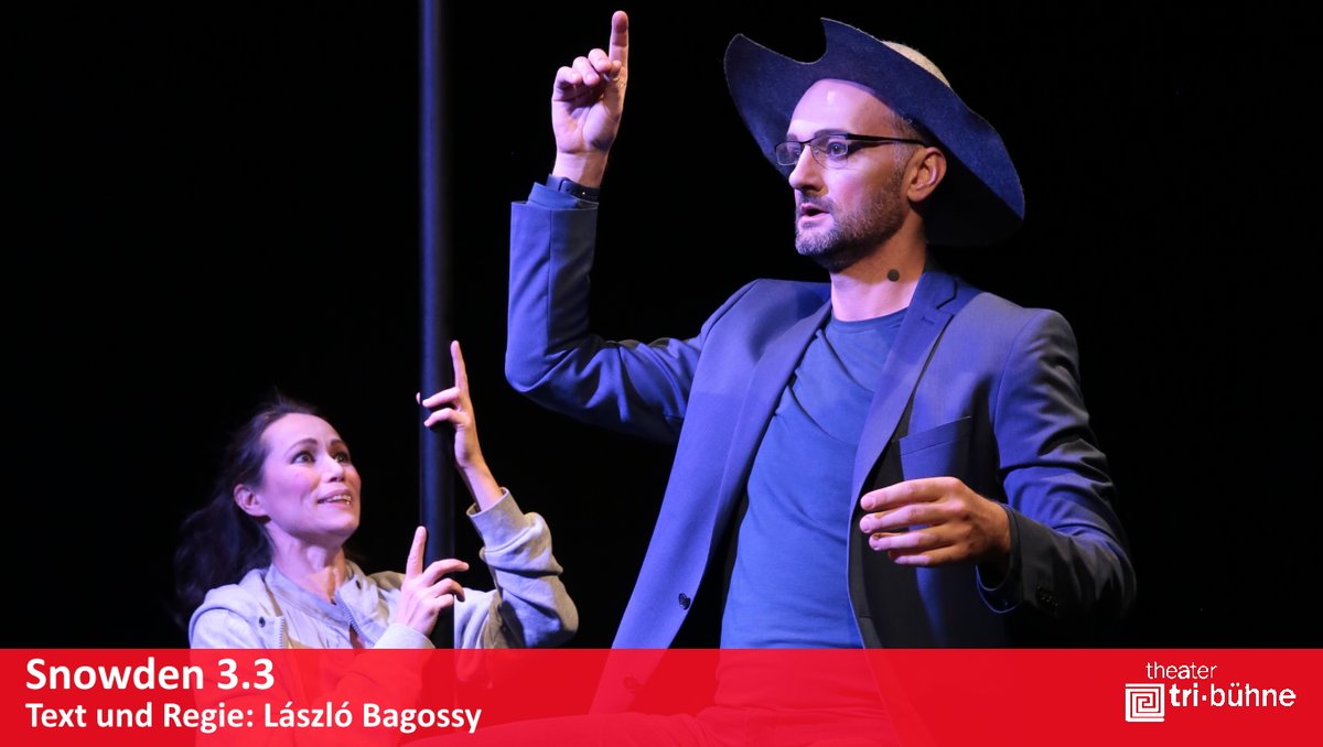 Ist Edward Snowden ein tragischer Held wie Don Quichote, der vergeblich gegen Riesen in Gestalt von Regierungen und IT-Konzernen anrennt oder ist er nur ein schäbiger Spion? "Snowden 3.3" von László Bagossy mit Silvia Passera und Manuel Krstanovic. 
UA Sa. 20. 11. um 19:00 Uhr.