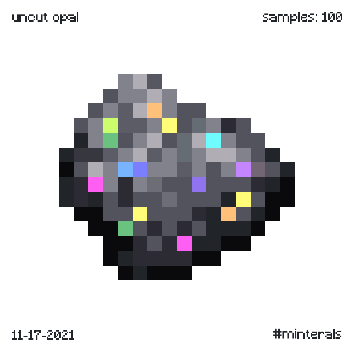 minteralogy's tweet photo. Hi guys, I'm giving away 10 out of 100 samples of my first minteral. It's an uncut opal, not the shiniest of the bunch, but it is my favorite.  Please RT, like and follow for a chance to win one. One week to go, good luck! https://t.co/wMm4EyOfUa
