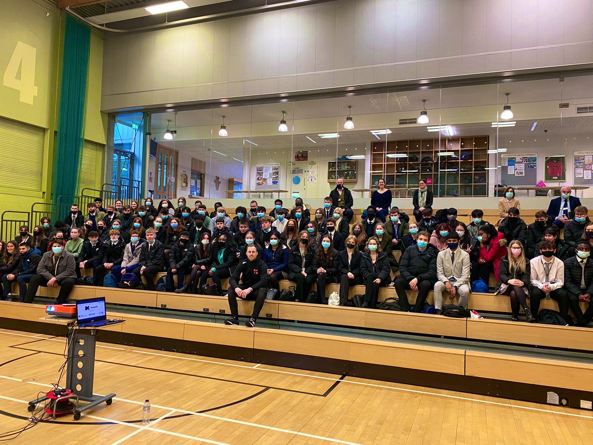 Thanks for having me in to talk to the Year 12’s this morning. <a href="/JFKSixthForm/">JFK School 6th Form</a> Pleasure as always, great school. 🤝 <a href="/epicpgc/">EPIC Global Solutions</a>
