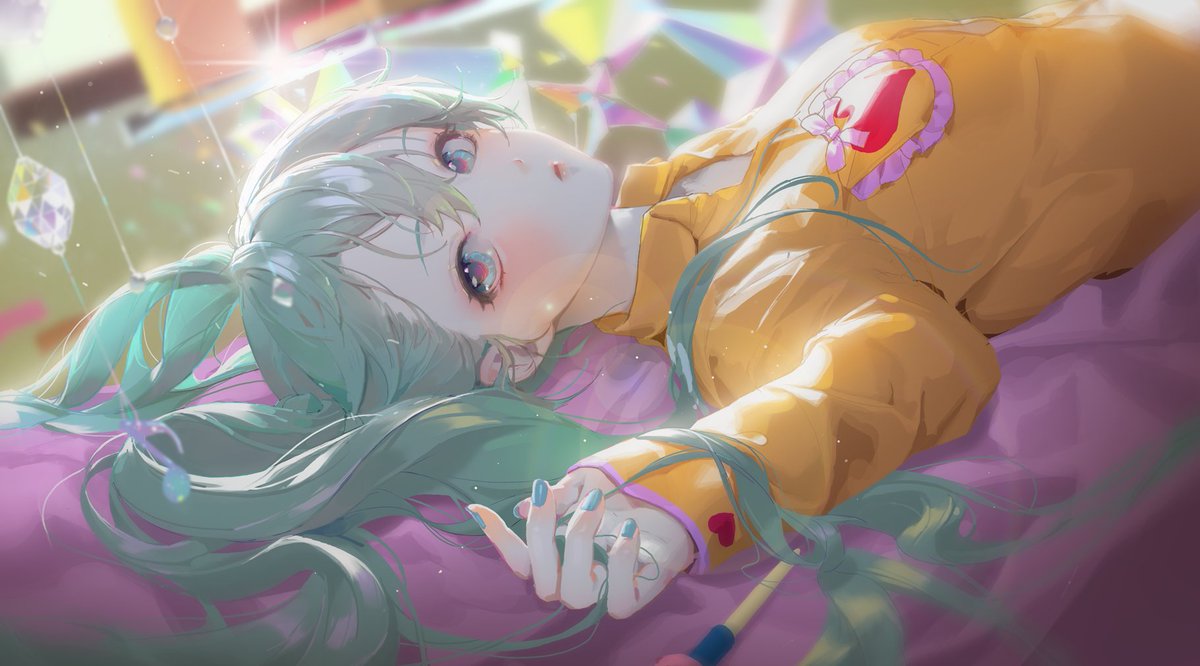 jindoping's tweet photo. 💚 #初音ミク https://t.co/gGjKCZflVD