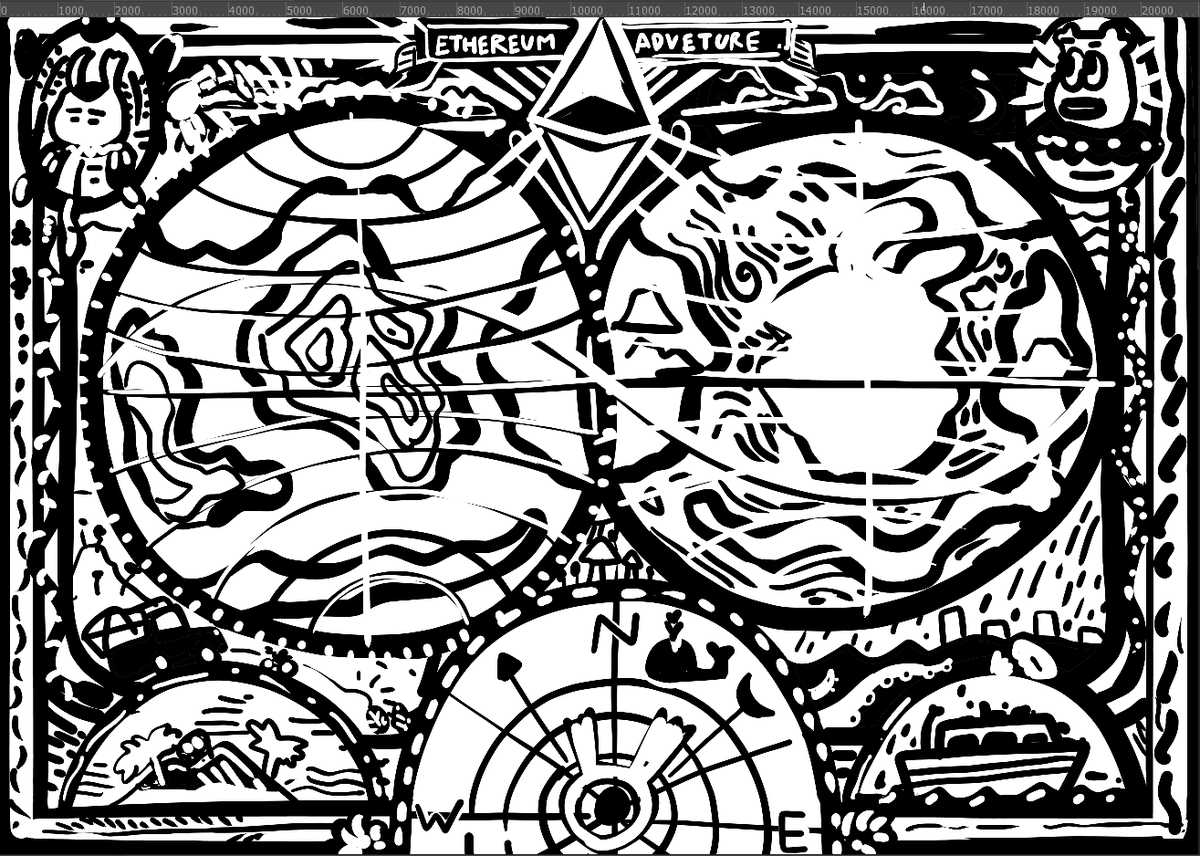 ChunManie's tweet photo. Go bigger
I will create my imagination world
I just started sketch new art piece
The island that not enough
So I create the world...
#Hellie #wipart #sketch #FND #ETHAdventure https://t.co/1gcttoEm4e