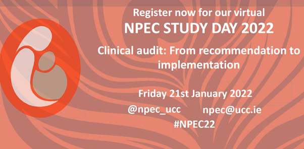 The virtual NPEC study day takes place on Friday January 21st 2022.
The NPEC Study Day 2022 theme is
“ Clinical Audit: From recommendation to implementation”
Register FREE now at conference.ucc.ie/npec-virtual-s…