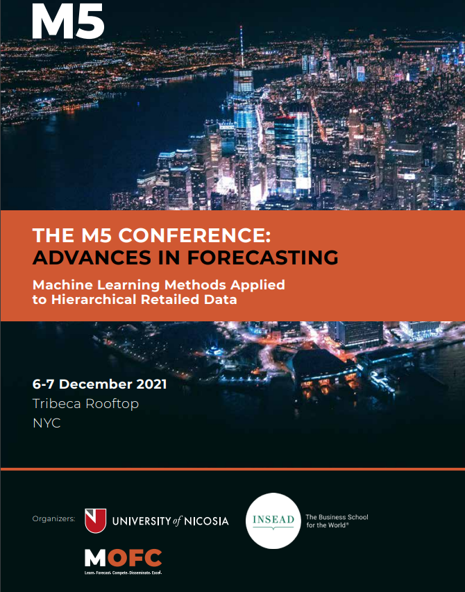 Join Spyros Makridakis, Antonis Polemitis and 20 of the world's most respected forecasters and data scientists on 6-7 December in New York City for the world's premier forecasting conference.
#datascientists #forecasting