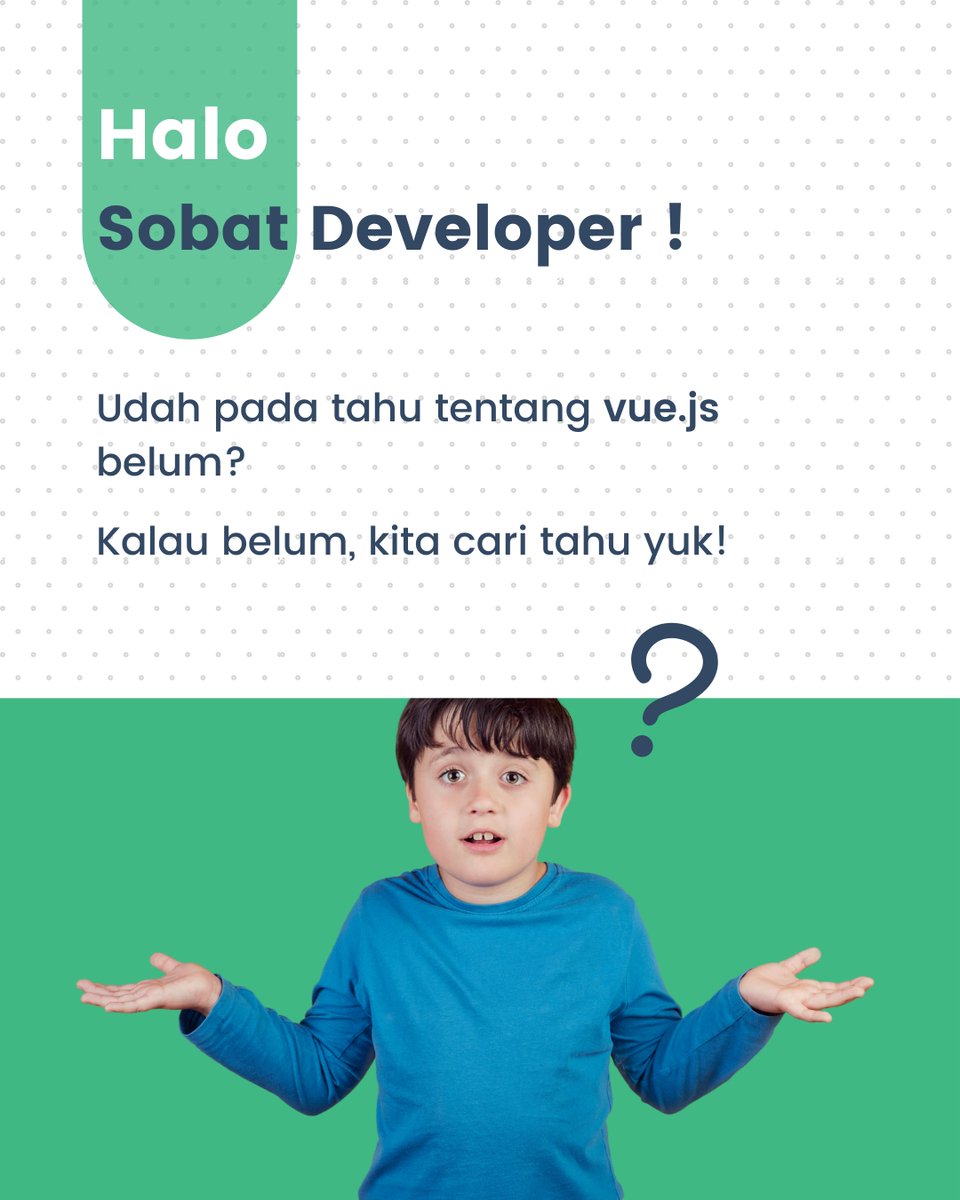himitpens's tweet photo. [HOW TO IMPLEMENT VUE JS CLEAN ARCHITECTURE]
Hai sobat developer! 👋

Udah pada tau belum sih, apa itu Vue JS?
What jaman gini belum tau Vue JS? yuk simak thread ini 😉

Enjoy with this content 😎
----------------
#HIMITPENS
#KabinetAgnibrata
#Forzainformatika 
#WujudkanAsa
#Dana https://t.co/7VJMGJVHko