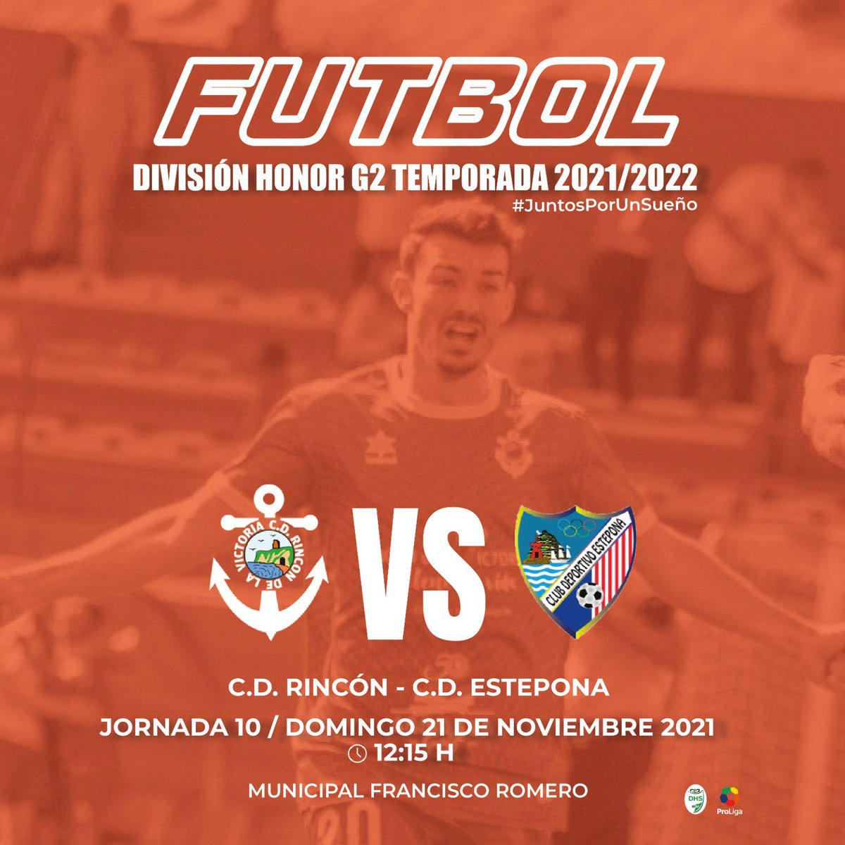 CDRinconOficial's tweet photo. 💥¡Este Domingo volvemos al Francisco Rmomero!
📅 Domingo 21 de Nov
⏰ 12:15 H
🏟 #FranciscoRomero
🏆 #DHG2
👉 #Jornada10
⚽️ @CDRinconOficial vs
@CDEstepona
#RinconEstepona
#JuntosPorUnSueño
#VamosRincon 🔴🔴⚓️ https://t.co/rbnqKaR5Bz